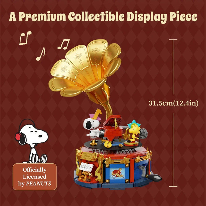 Pantasy Peanuts Snoopy, Phonographe (86911) Set construction figurine Pantasy