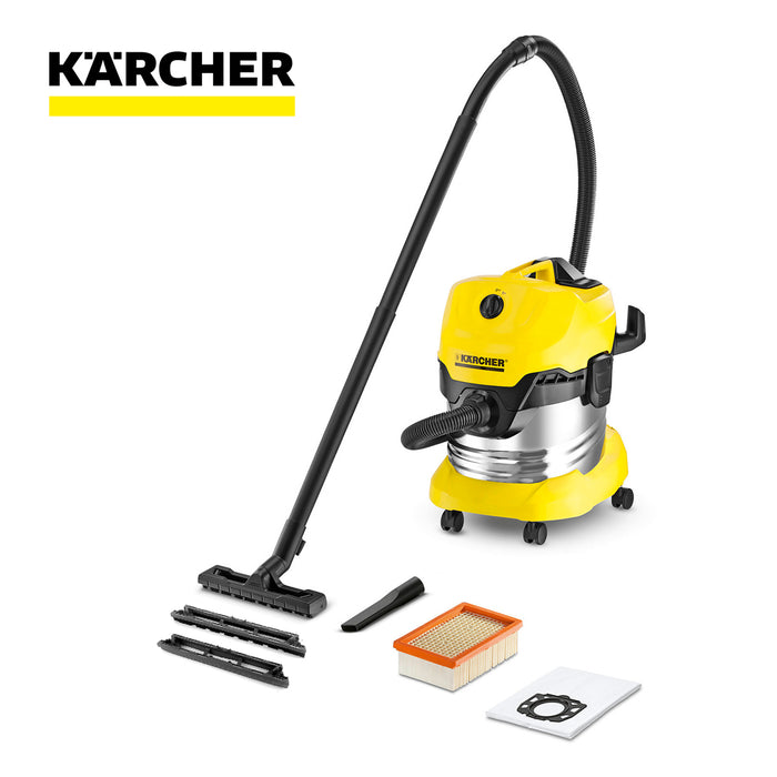 Karcher WD4 Premium Wet & Dry Vacuum Cleaner 1000W 20L Removable Handle AU STOCK