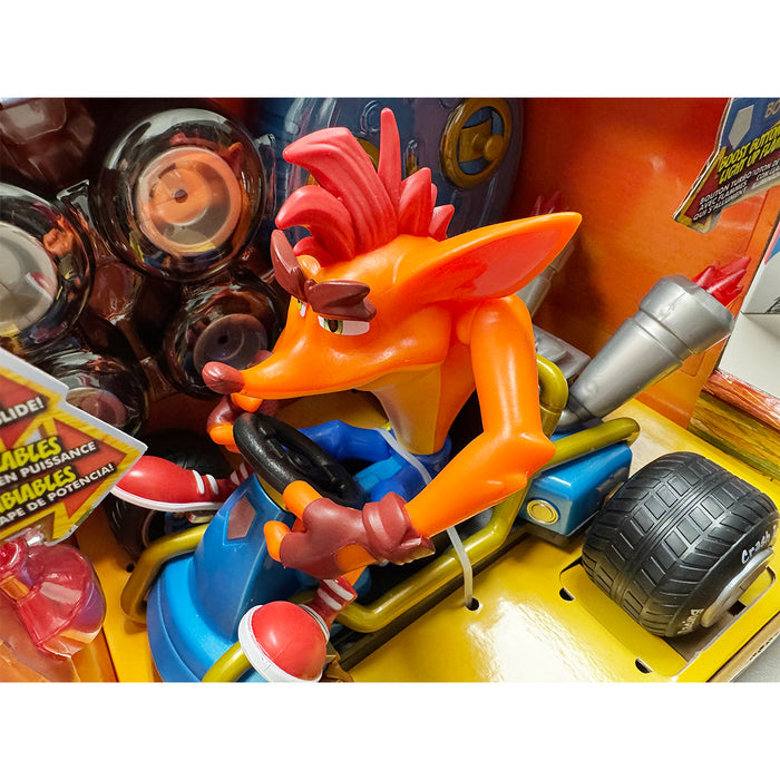 Crash Bandicoot Power Slide Drift RC Kart Radio Control Car 13 Pcs Set