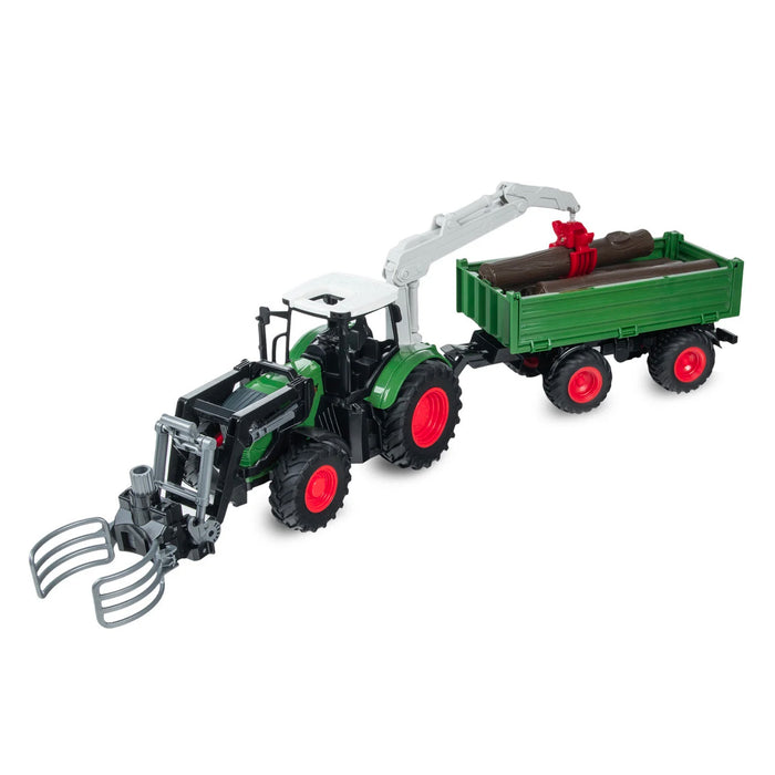DIY Farm Pullback Car Tractor Toy Set Animals & accessories Playset