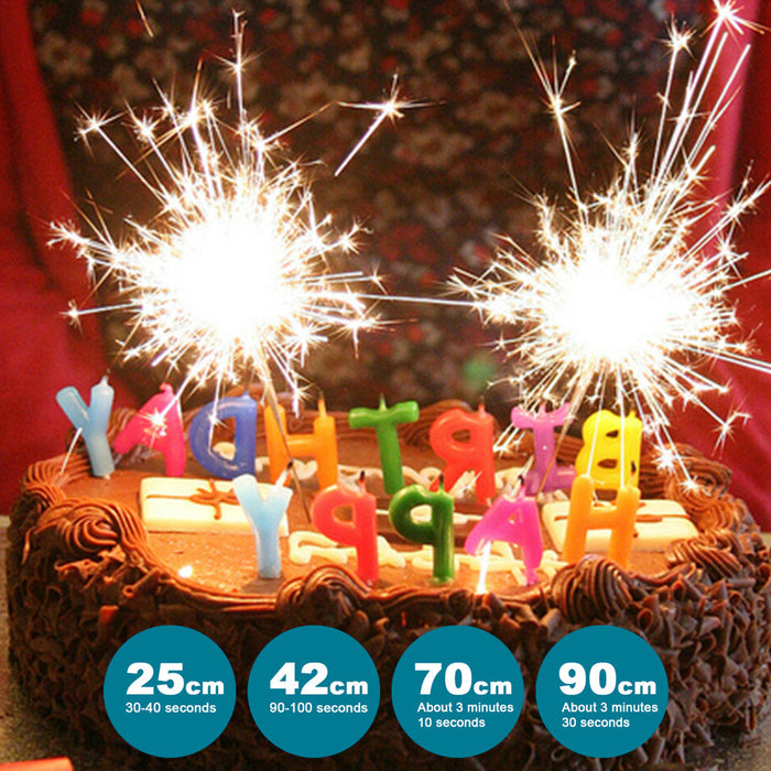 8pcs 55cm Large Sparklers for Party Parties Birthdays Party Wedding AU
