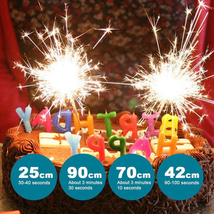 4pcs 90cm Large Size Sparklers Sparkler For Birthdays Party Parties Wedding AU STOCK