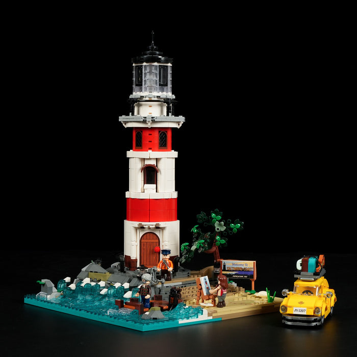 Lumibricks L90Lumibricks 18007 L9113 Sunrise Lighthouse Road Trip 1632Pcs LED Br