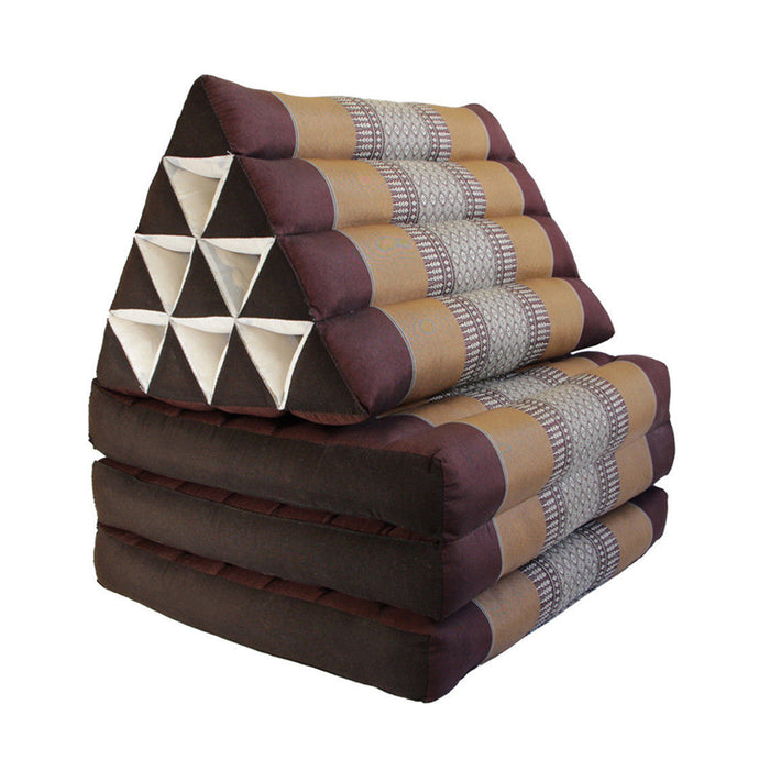 Large Thai Triangle Pillow 3 Fold Outdoor Mattress Cushion Day Bed 3Folds