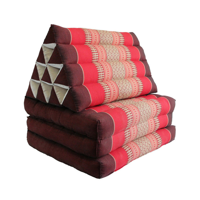 Large Thai Triangle Pillow 3 Fold Outdoor Mattress Cushion Day Bed 3Folds