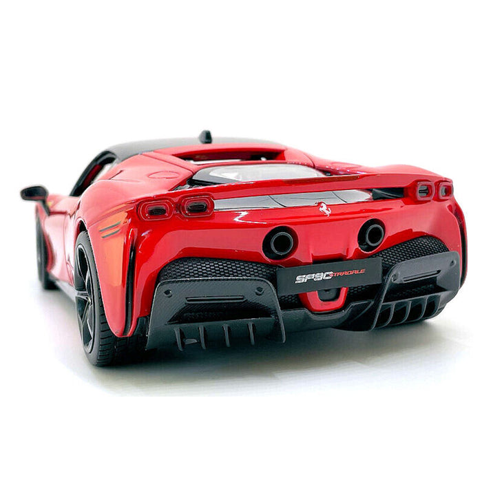 Maisto 1:18 Scale Metallic Diecast With Plastic Part Car Model SF90 Stradale Red