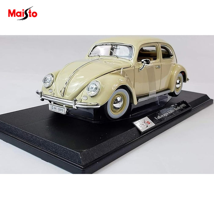 Maisto Volkswagen Kafer Beetle (1955) Diecast Car Model 1:18 Special Edition C/G