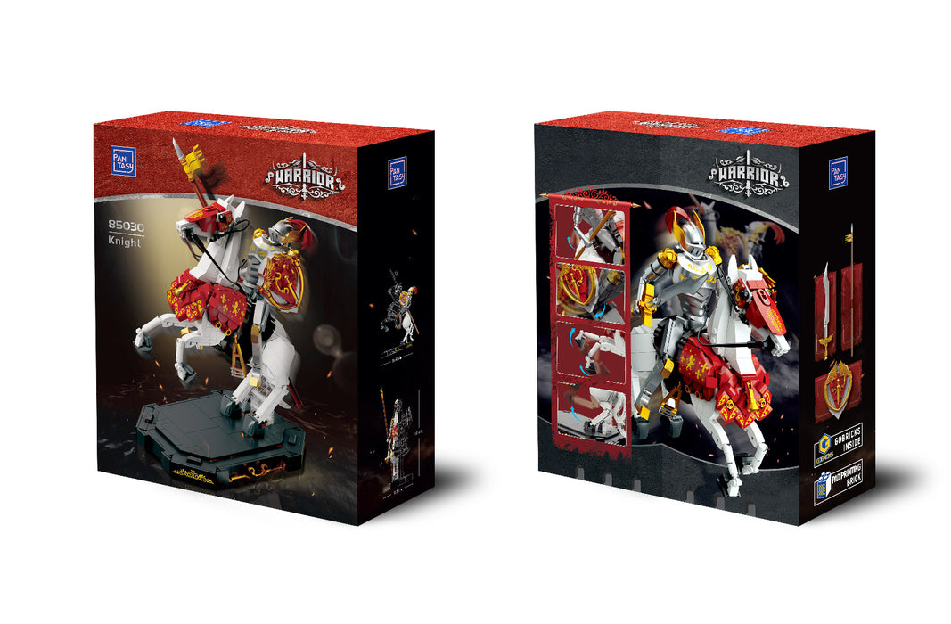 Pantasy - Medieval Knight on Horse Building Block Construction Set (905 Pieces)