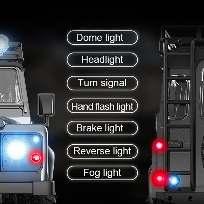 Land Rover Defender 90 RC Crawler 1/14 Scale Remote Control Grey Double Eagle