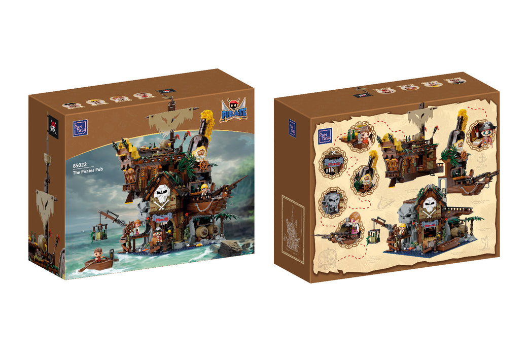 Pantasy Retro Series The Pirate's Pub Building Block Construction Set DIY Model