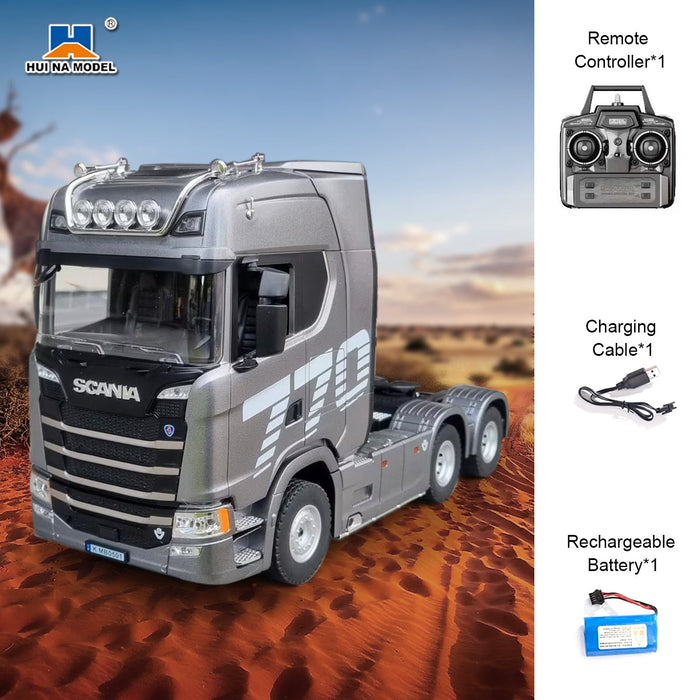 1/18 Scale Rc Scania 770s Truck Light & Sound 6WD Rtr 2.4G remote Green