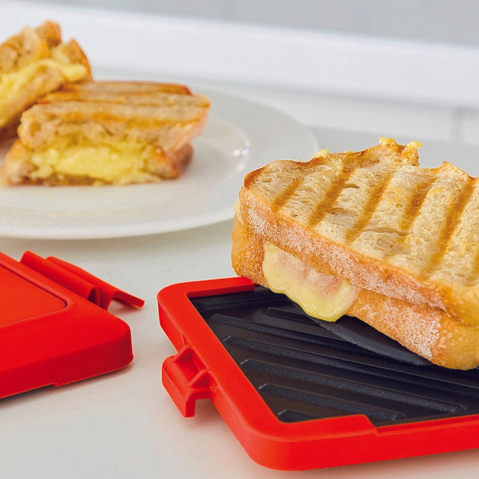 Microwave Toastie Crispy Toaster Toast Toasted Sandwich Press