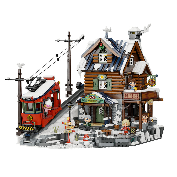 Pantasy Retro Collection Summit Cabin Construction Set Toy Model Kit 85033