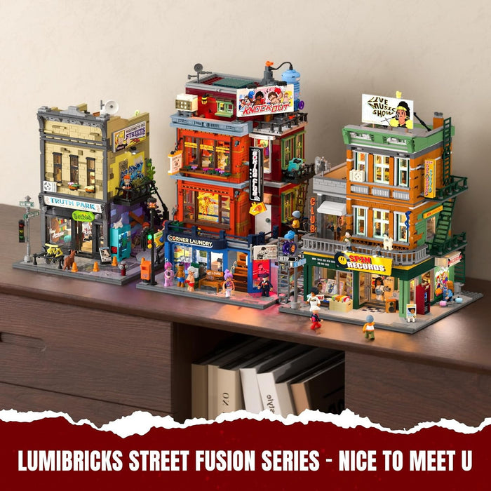 Lumibricks Boxing Club 19009 L9116 Street Fusion Series 3036PCS LED Blocks