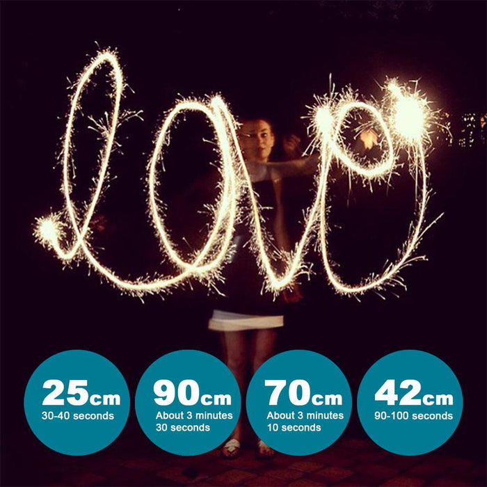 4pcs 90cm Large Size Sparklers Sparkler For Birthdays Party Parties Wedding AU STOCK