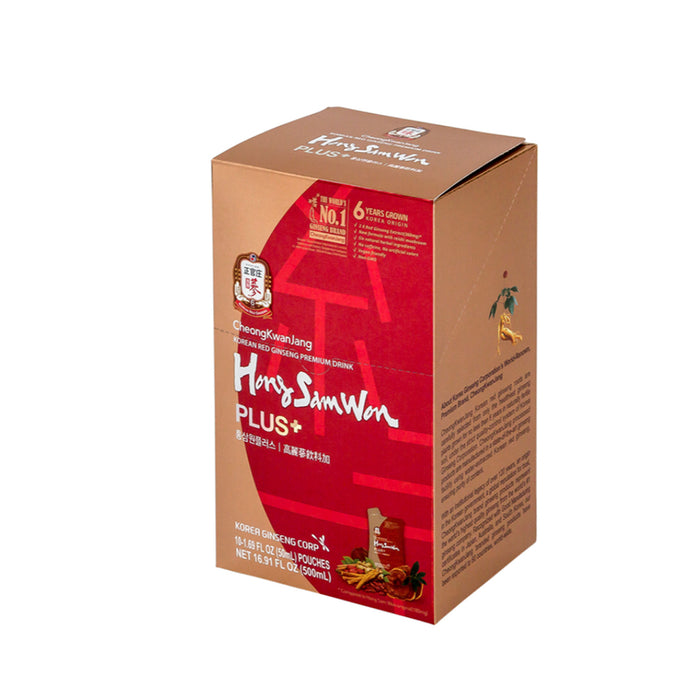 Korean Red Ginseng 50ml Hong Sam Won Plus Pouches 10/20/30 Pouches Premium Drink AUSTOCK