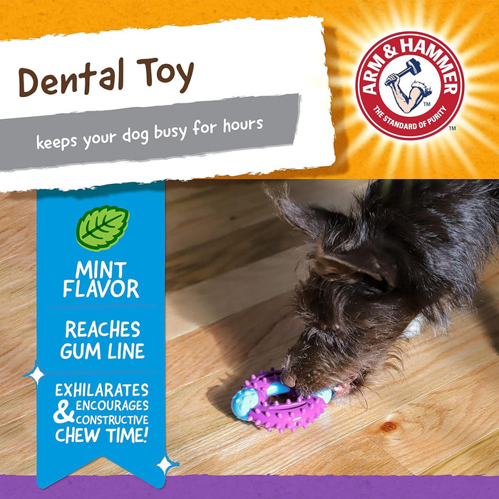 Peanut Butter Mint Flavor Nubbies 4Pk Dental Dog Chew Toy Bone Orion TriBone TRex