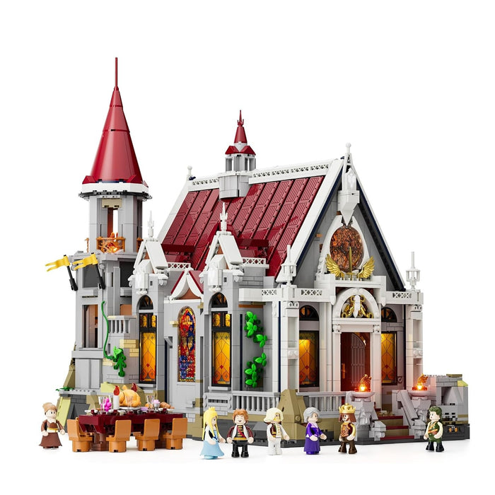 Lumibricks Castle Banquet Hall 12010 L9071 Middle Age Series 3232PCS LED Buildin
