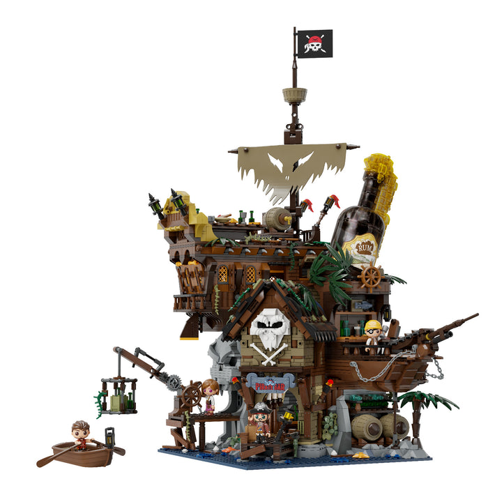 Pantasy Retro Series The Pirate's Pub Building Block Construction Set DIY Model