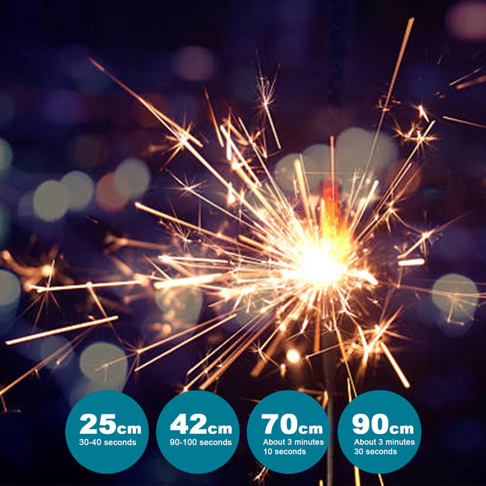 20pcs 25cm Sparklers for Party Parties Birthdays Party Wedding AU