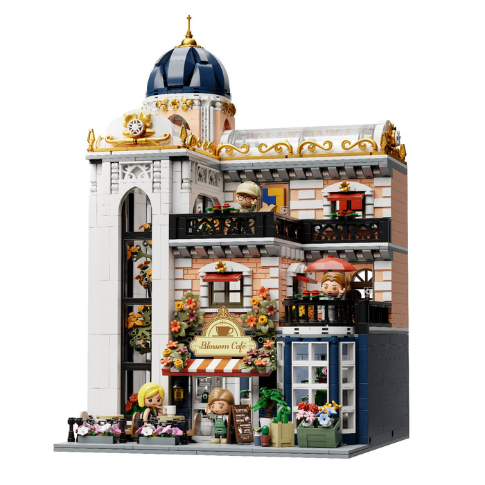 Pantasy Retro Collection Blossom Cafe Construction Set Model Toy Kit 85032