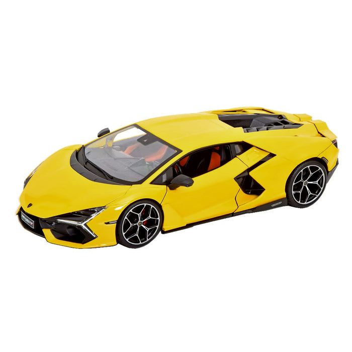 Maisto 1:18 Scale Metallic Diecast With Plastic Part Car Model Lamborghini Revuelto Yellow