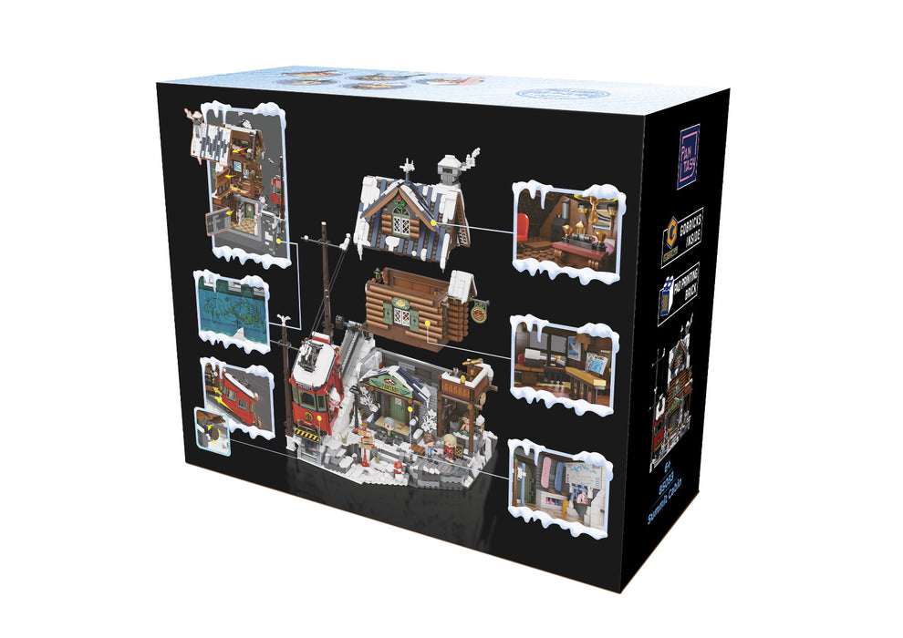 Pantasy Retro Collection Summit Cabin Construction Set Toy Model Kit 85033