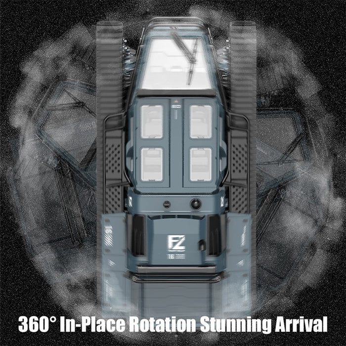RC Off-Road Tracked Tank Military Ripsaw EV3-F4 Remote Control Drift LED Light
