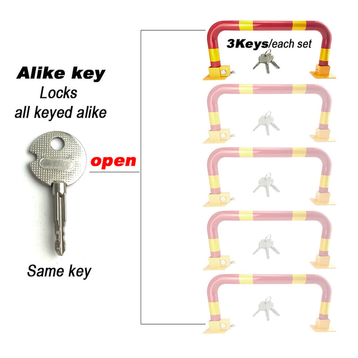 Parkero Arch Parking Barrier Fold Down Vehicle Security Locker Keyed Different Or Alike Trade Me