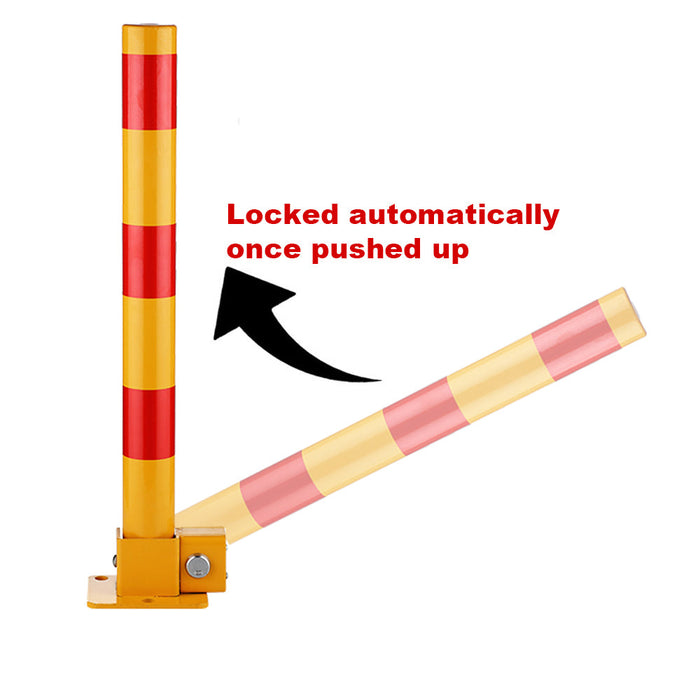 Parkero Red Parking Bollard locker Barrier Key Alike / Independent lock Fold Down Vehicle Trade Me