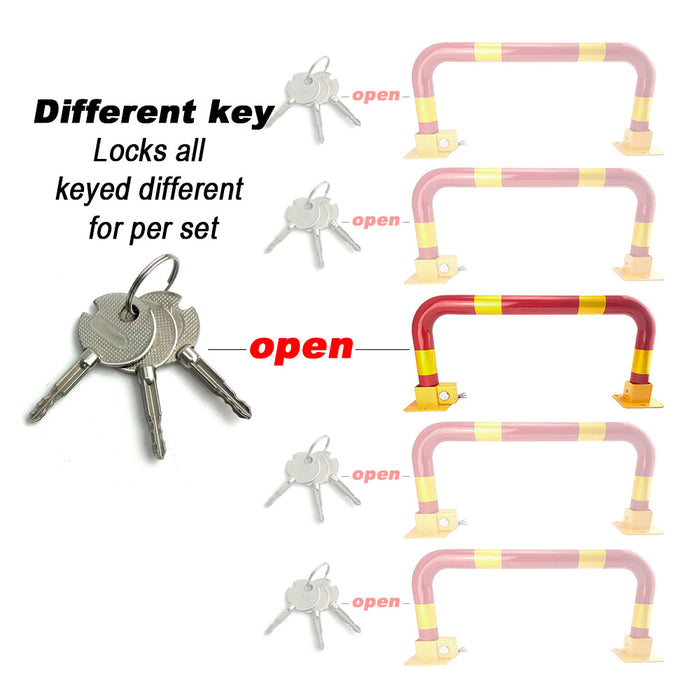 Parkero Arch Parking Barrier Fold Down Vehicle Security Locker Keyed Different Or Alike Trade Me