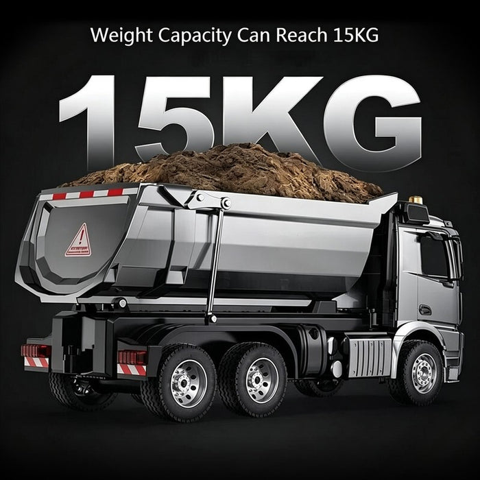 DoubleE E590 003 1/20 RC Dump Truck RTR 6X6 Electric RC Tipper Sounds Lights
