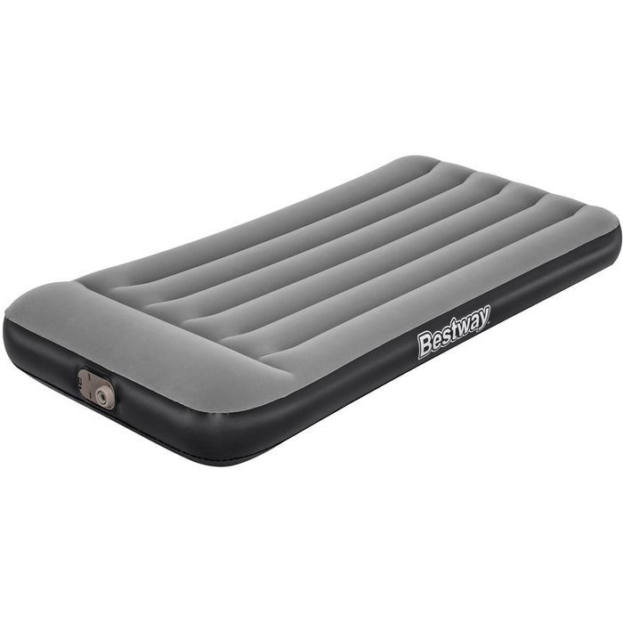 Soft Top Bestway Twin Tritech Air Mattress Built-in AC Pump  1.88m x 99cm x 30cm