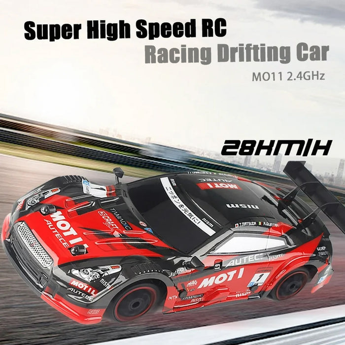 1/14 Scale  Racing Drift RC Car Red / Black 28km/h 4WD 2.4GHz Remote Control Car