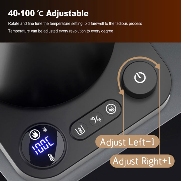 Mornest Electric Gooseneck Kettle with Temperature Control & Keep Warm, Stainless Steel Kettle for Coffee and Tea, 1200W Rapid Heating & Quick Boiling, BPA-Free (Walnut & Black)