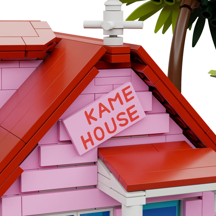 Pantasy Dragon Ball Kame House Construction With Acrylic Figures Set Model Toy 87002