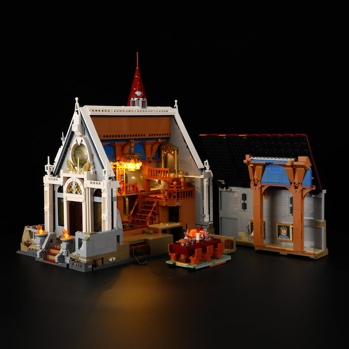 Lumibricks Castle Banquet Hall 12010 L9071 Middle Age Series 3232PCS LED Buildin