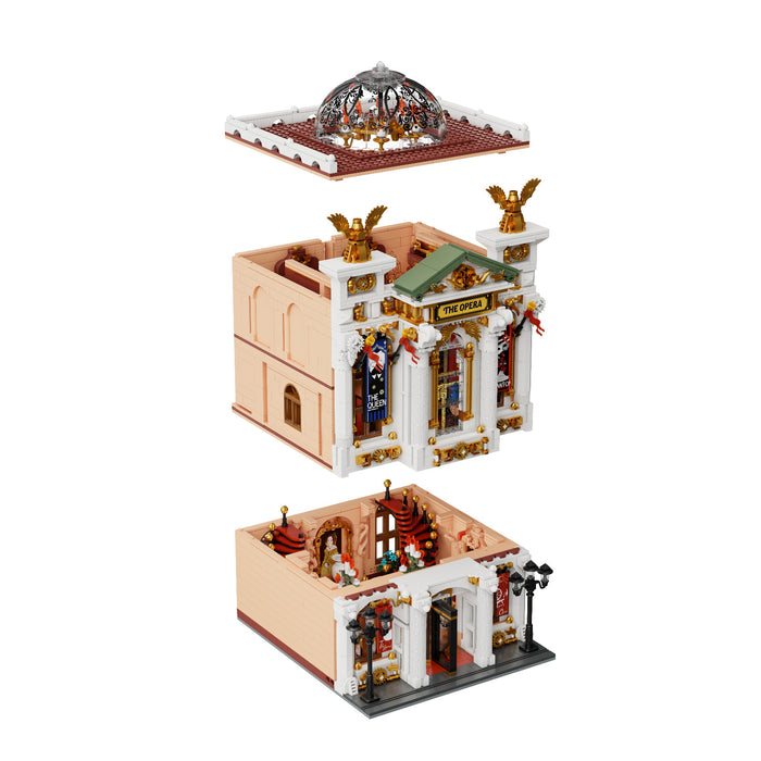 Pantasy Retro Series The Opera Building Block Construction Set DIY 85019