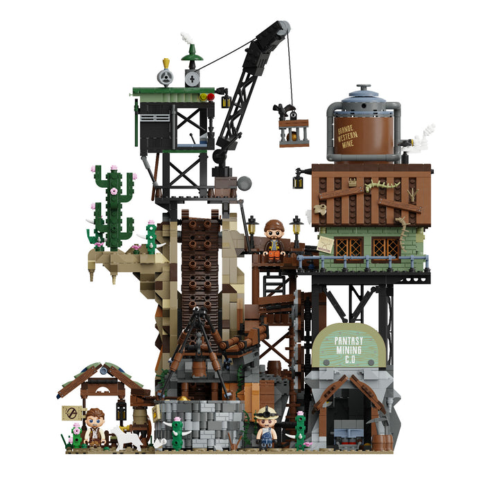 Pantasy Retro Collection Western Mine Construction Set Model Toy Kit #85025