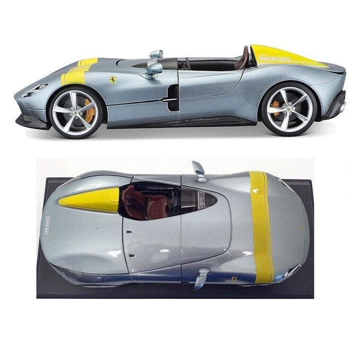 Maisto 1:18 Scale Ferrari Monza Sp1 Metallic Diecast With Plastic Part Car Model