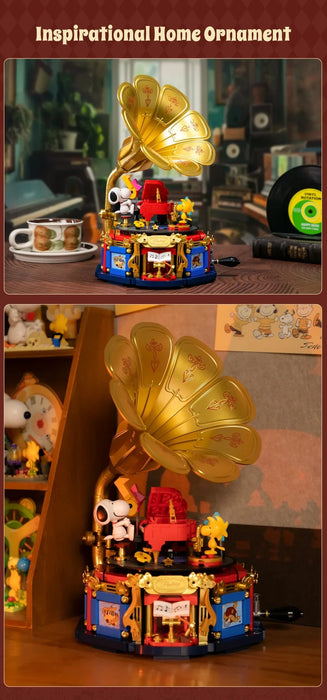 Pantasy Peanuts Snoopy, Phonographe (86911) Set construction figurine Pantasy