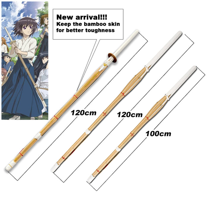 100cm Kendo Bamboo Katana Sparing Japanese Practice Training Sword