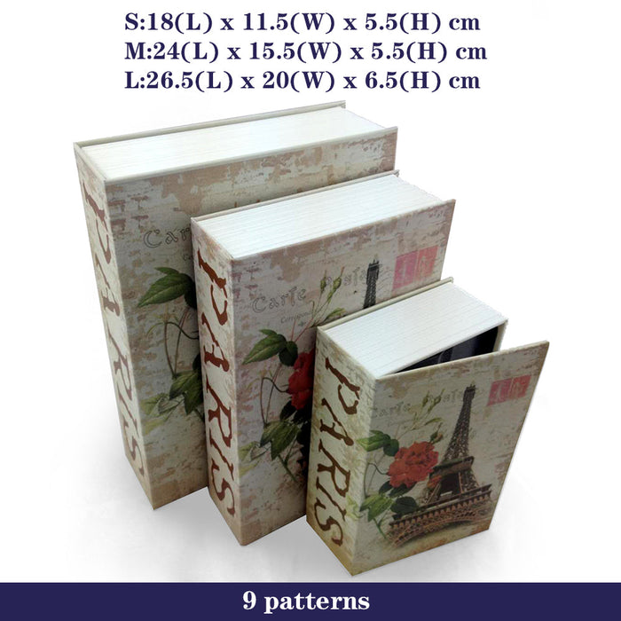 Random Pattern Money Dictionary Secret boxSecurity Book Key Locker Lock Safe Cash Hidden