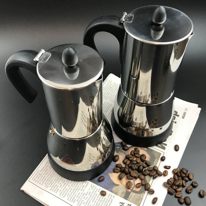 Mornest Electric Espresso Moka Coffee Maker 4~6Cups Stainless Steel Italian Classic Trade Me