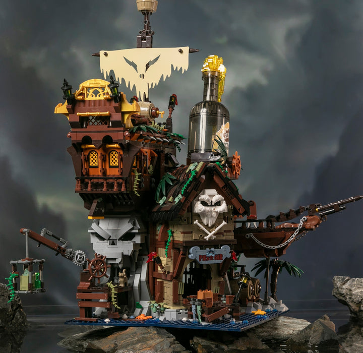 Pantasy Retro Series The Pirate's Pub Building Block Construction Set DIY Model