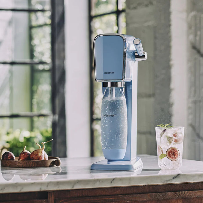 The NEW SodaStream ART Sparkling Water Maker Family Pack 2xCO2 cylinder 5xCarbonating Bottles