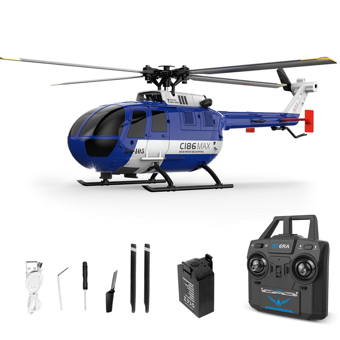 2.4G RC Flybarless Single-rotor Helicopter Optical Flow Localization 6-Axis Gyro