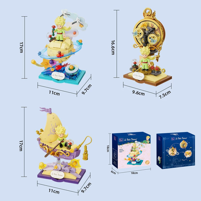 Pantasy Le Petit Prince Building Blocks Set Starry Ride-Planet/Pocket watch/Boat