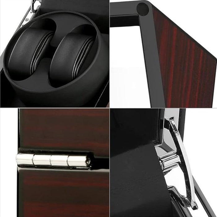 Watch Winders Automatic Rotation Wristwatch Storage Case Wooden Display Box