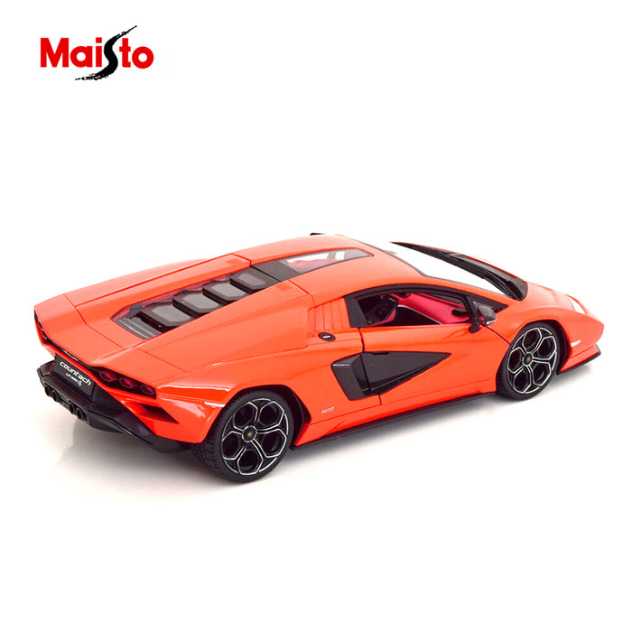 Maisto 1:18 Metallic Diecast +Plastic Part Lamborghini Countach LPI 800-4